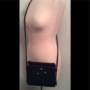 Brighton leather crossbody organizer wallet.
